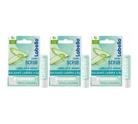 Labello Scrub Idratante Aloe Vera 4.8 g, Balsamo labbra scrub con part