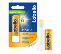 Labello Sun Protect, balsamo labbra waterproof con protezione solare (SPF 30), senza oli minerali, 1 confezione (4.8 g)