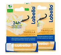 Labello Vanilla Buttercream Balsamo Labbra Idratante Burrocacao Nutriente Aroma Vaniglia - 2 Stick