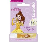 Labello Vanilla Cupcake Limited Disney Princess Edition - Matita profumata per la cura delle labbra con aroma dolce di vaniglia, balsamo per le labbra per bambini dai 3 anni in su, 4,8 g