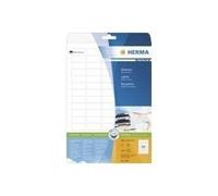 HERMA Premium - Permanent selbstklebende, Matte laminierte Papieretiketten - Weiß - 35.6 x 16.9 mm 2000 Etikett(en) (25 Bogen x 80)