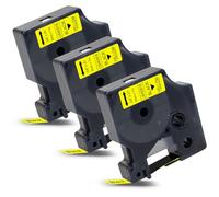 Labelwell Nastro per etichette per Dynmo D1 9mm 40918 S0720730 Nero su Giallo per Dynmo Labelpoint 100 150 200 250 300 Dynmo LabelManager 160 280 300 360D 420P 450D 500TS 120P PC, II, PnP