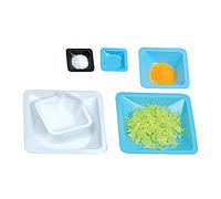 LabForce 1163Z54 - Pesatrice antistatica, piccola, 46 mm di larghezza, 46 mm di lunghezza, 8 mm di altezza, 500 pezzi