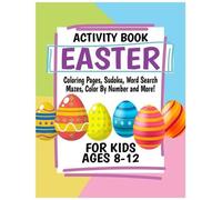 Labib Publishing Easter Activity Book for Kids Ages 8-12 (Tascabile)