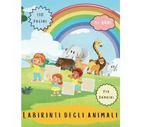Labirinti degli Animali: Per Bambini 4 + Anni
