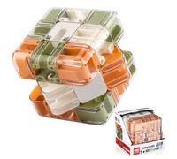 Labirinto 3D con Biglia, Cube Puzzle Labirinto, Gioco Educativo Anti Stress per Sviluppare il Pensiero Logico e la Concentrazione, Adatto ad Adulti e Adolescenti, Regalo di Natale (A)