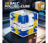 Labirinto 3D Cubo magico Agitarsi Giocattoli Labirinto per bambini Puzzle creativo Cubo di intelligenza Pensiero logico Giocattoli educativi antistress