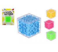 Labirinto 3D in plastica a forma di cubo 5 × 5 cm - rompicapo tascabile per bambini e adulti