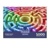 Labirinto colorato Puzzle in Legno Impermeabile Puzzles Da 1000 Pezzi Regali Per Adulti Impossibili Per Decorazioni Domestiche