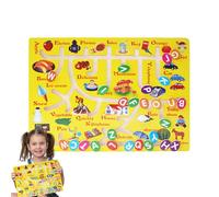 Labirinto Colori E Numeri | Gioco in Legno per le abilità motorie - Labirinto a Gioco di apprendimento dei colori,per Ragazze Ragazzi 3 Anni e Più Classe Casa