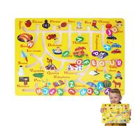 Labirinto Colori E Numeri,Strumento di apprendimento precoce per il pensiero logico - Labirinto da tavolo per abbinare i colori, per ragazze ragazzi 3 anni e più in asa