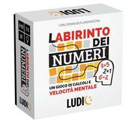 LUDIC - Labirinto Dei Numeri - Un Gioco Di Calcoli e Velocità Mentale - NUOVA VERSIONE | Giochi di Società per Tutta la Famiglia, per Bambini, Ragazzi e Adulti. Idea Regalo Natale Pasqua Scuola