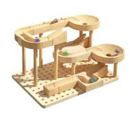 Labirinto di marmo, Design sicuro per i bambini, 22,5x16,5x16,5 cm, Gioco di labirinto puzzle, Pista di gioco di marmo in legno, Costruttore di abilità creative, Per bambini, Aula, Casa
