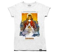 Labirinto Film Retrò Poster T Shirt David Bowie Jareth Vintage Goblin Donna