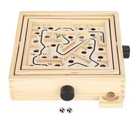 Labirinto in legno Gioco Balance Board Labirinto da tavolo Classico gioco labirintico stimolante per la mente Gioco da tavolo con pallina per bambini e adulti