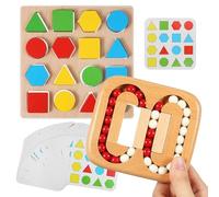 Labirinto in Legno per Anziani Pallina, Gioco di Puzzle Cognitivo | Strutture Assistenziali e Casa, Stimola Memoria e Interazione Sociale, Attività Sensoriale per Adulti