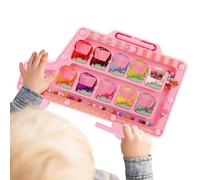 Labirinto Magnetico con Colori E Numeri,Gioco Educativo con Numeri e Percorsi | Giocattolo Educativo Interattivo per Motricità Fine e Matematica Bambini 2-6 Anni