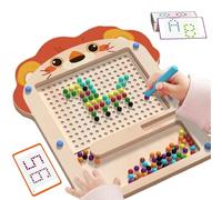 Labirinto magnetico con numeri di colore - Giocattoli magnetici colorati, Uso motorio portatile, Materiale plastico durevole, Design di giochi di viaggio di smistamento, Ragazzi e ragazze per bambini,