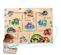 Labirinto Magnetico Conteggio | Giocattolo Educativo per Apprendimento Precoce | Puzzle Di Abbinamento Numeri E Colori Su Tavola Attività | Adatto A Bambini E Bambine, Ideale Per Viaggi In Auto, Aereo