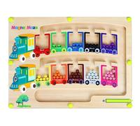 Labirinto magnetico di colori e numeri Gioco di smistamento magnetico dei colori labirinto di conteggio Montessori Fine Motor Skills Giocattoli per Bambini Regalo da 3 4 5 6 7 8 9 Anni Ragazze Ragazzi