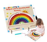 Labirinto Magnetico | Grafico Di Puzzle Di Conteggio E Associazione Di Colori - Sviluppo delle Abilità Motorie Fine Attività Giocosa