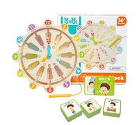 Labirinto magnetico in legno, numero e piastra di selezione dei colori, giocattolo per bambini in età prescolare, gioco di attività per bambini in età prescolare, 9,06 x 9,06 pollici