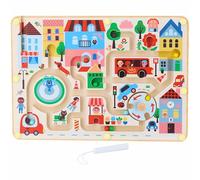 Vilac Giocattolo Labirinto Magnetico Mio Città 7628 Multicolore