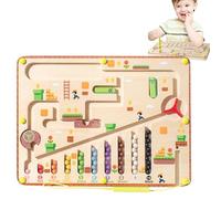 Labirinto Magnetico per Bambini - Giocattolo Educativo per Apprendimento Numeri - Labirinto Magnetico a Perle | per Abilità Motorie Viaggio Aula e Scuola Materna Bambini