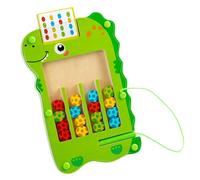 Labirinto magnetico | Set di labirinto magnetico in legno con dinosauri - Giocattolo educativo a motore fine per aule e asili