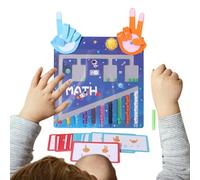Labirinto Matematico Numerico Con Conteggio Delle Dita Per Bambini