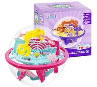 Labirinto Palla 3D,110 livelli per avanzati, Magic 3D Gravity Labyrinth Ball,Intellect 3D Maze Ball Puzzle