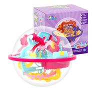 Labirinto palla, Palla da labirinto 3D, Puzzle Ball per bambini, 110 Ostacoli, 3D Maze Palla labirinto gioco di puzzle, Adatto a bambini, adulti, può essere usato come regalo di compleanno (A)