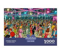 Labirinto specchi affollato Puzzle in Legno Impermeabile DIY Puzzles Da 1000 Pezzi Regali Per Adulti Colorati Giochi Di Impegnativi