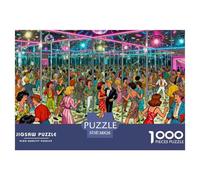 Labirinto specchi affollato Puzzle in Legno Impermeabile DIY Puzzles Da 1000 Pezzi Regali Per Adulti Divertenti Per Decorazioni Domestiche