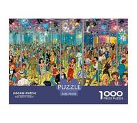 Labirinto specchi affollato Puzzle in Legno Impermeabile DIY Puzzles Da 1000 Pezzi Regali Per Adulti Divertenti Giochi Di Impegnativi