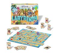 Ravensburger - Labyrinth Stitch | Giochi Da Tavolo | Regalo Bambino 7 Anni O Piú | Gioco Da Tavola Di Stitch | Labirinto Disney Per 2-4 Giocatori | 20-30 Minuti