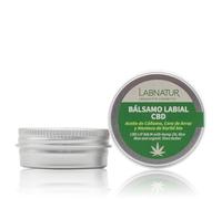 Labnatur, balsamo per labbra CBD 15 ml. Con cera di riso, olio di ricino, camomilla e semi di olio di canname. Idratazione e morbidezza.