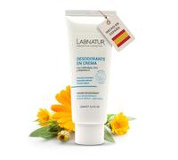 Labnatur Deodorante in crema naturale da 125 ml | con calendula, zinco e vitamina E | senza alluminio e alcool | vegano e pelle sensibile, consistenza leggera, assorbimento rapido e aroma delicato di