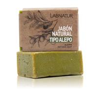 Labnatur - Sapone di Aleppo Naturale - Vegano e Artigianale con Oli di Oliva e Cocco, Nutre, Rigenera e Ammorbidisce la Pelle - Antinfiammatorio, Antiossidante e Cicatrizzante - 100 g