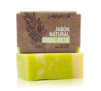 Labnatur - Sapone naturale con albero del tè - vegano e artigianale con oli di oliva e cocco, deterge, purificare ed equilibrare la pelle, lenitivo, rivitalizzante e riparatore - per pelle grassa o