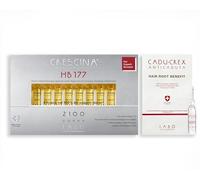 Labo Cosprophar Transdermic Ri-Crescita HB 177 Donna e Anti-Caduta Trattamento Completo Donna + 3.5ml Campione Cadu-Crex Anticaduta in Omaggio (20 Fiale Dosaggio 2100)