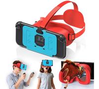 Labo VR - Cuffie VR per Switch 2 2025, Switch 2 Virtual Boy, occhiali VR con lenti HD regolabili e comodi cinturini per la testa con imbottitura larga, kit occhiali 3D per Switch 2, arancione e blu