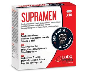 LaboPhyto SupraMen Potenza Sessuale 10 capsule - Integratore