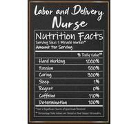 Labor and Delivery Nurse: Funny Labor & Delivery Nurse Presents - Great Journal For Labor and Delivery Nurse Thank You and Appreciation Gifts, Labor & ... Daughter Or Coworker (L&D Nurse Gifts)