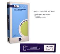 Labor Bestblade Lame Sterili Mis. 12 20 pezzi - Lame per Sgorbie