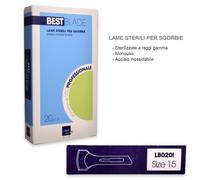 Labor Bestblade Lame Sterili per Sgorbie Mis. 15 20 pezzi - Lame Strumenti Unghie