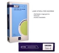 Labor Bestblade Mis. 4 20 pezzi - Lame Sterili per Sgorbie