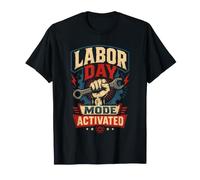 Labor Day Mode Activated Celebrazione del Weekend Maglietta