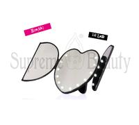 LABOR HEART MIRROR SPECCHIO A CUORE PORTATILE LUCI A LED PROFFESIONALE ESTETISTA