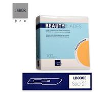 Labor Lame bisturi sterilizzate beauty blade confezione da 100 pz mis 21